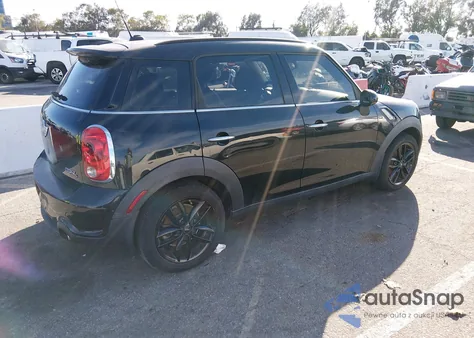 2013 Mini Countryman Cooper S z USA, uszkodzony, nr VIN WMWZC3C57DWP22492